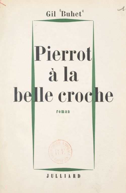 ebook cover of Pierrot à la belle croche, by Gil Buhet