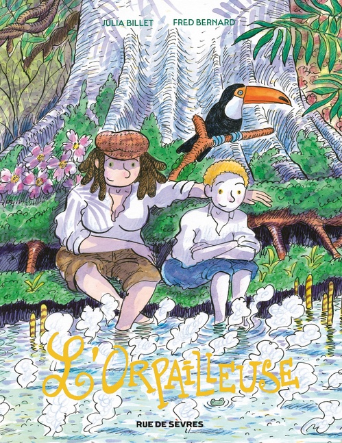 Couverture ebook de L'orpailleuse, de Julia Billet