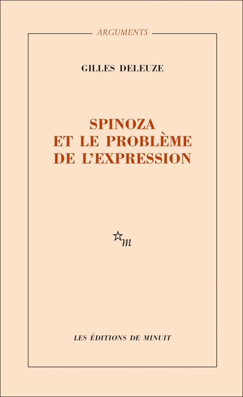 Couverture ebook de Spinoza et le problème de l'expression, de Gilles Deleuze