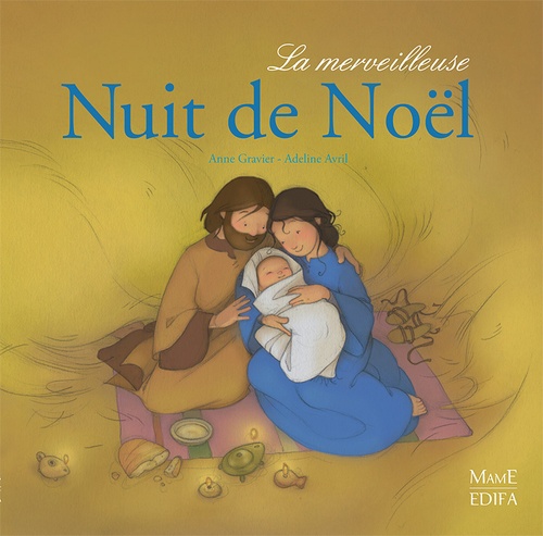 ebook cover of La merveilleuse nuit de Noël, by Adeline Avril, Anne Gravier