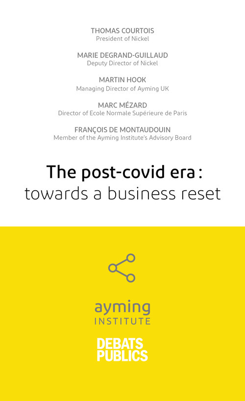 Couverture ebook de The post-covid era: towards a business reset, de Collectif