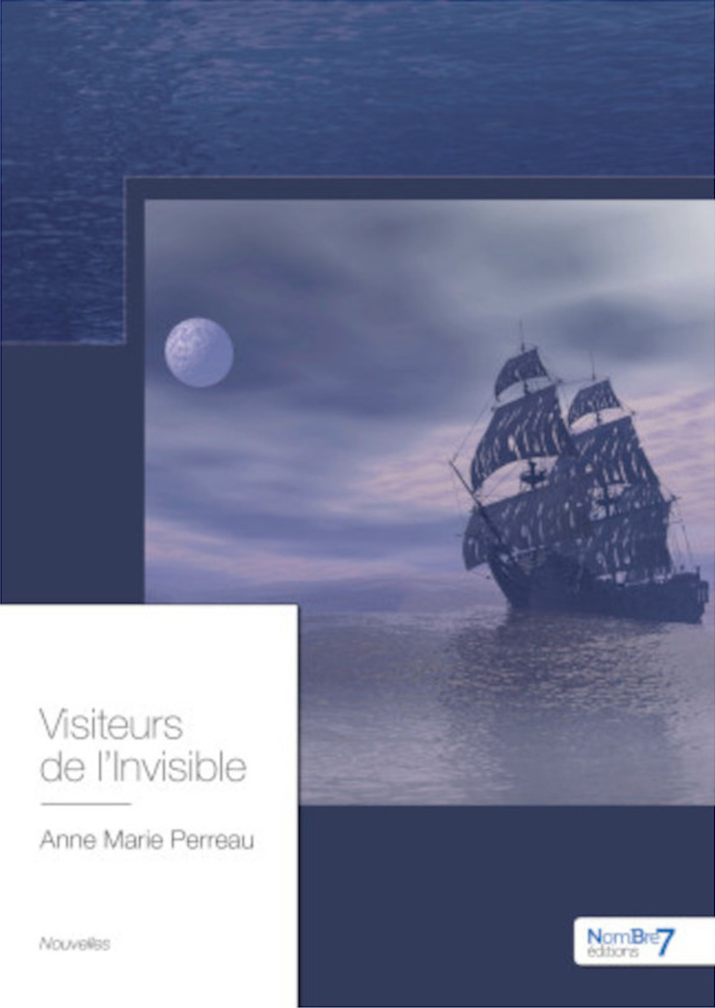 Couverture ebook de Visiteurs de l'Invisible, de Anne-Marie Perreau