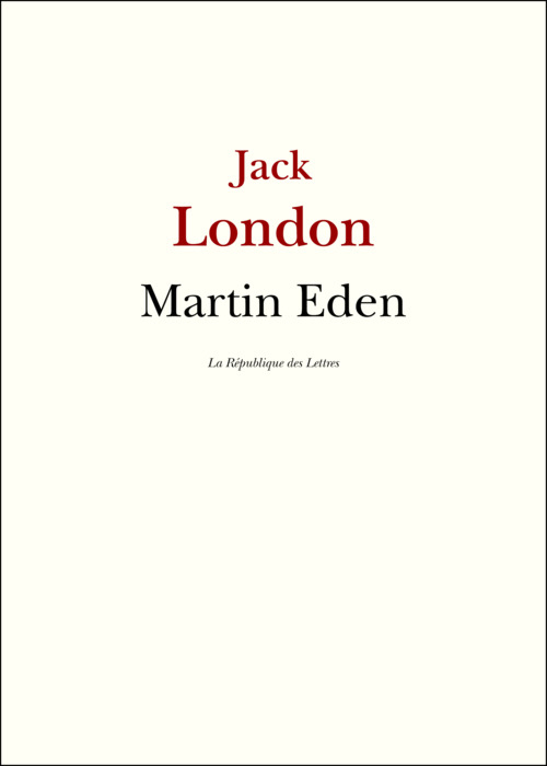 Couverture ebook de Martin Eden, de Jack London