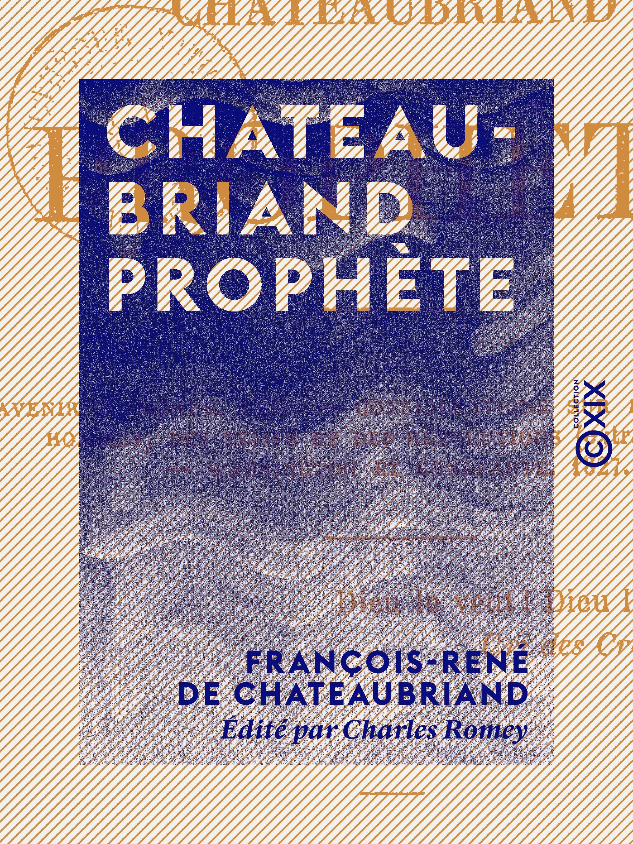 Couverture ebook de Chateaubriand prophète, de Charles Romey, Francois-Rene De Chateaubriand