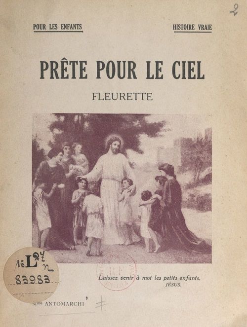 Couverture ebook de Prête pour le ciel, Fleurette, de A. Antomarchi