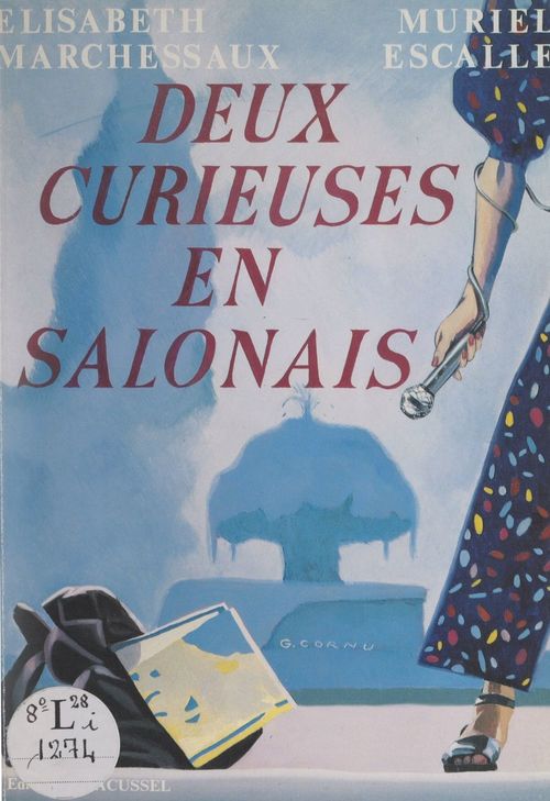 Couverture ebook de Deux curieuses en Salonais, de Elisabeth Marchessaux, Muriel Escalle