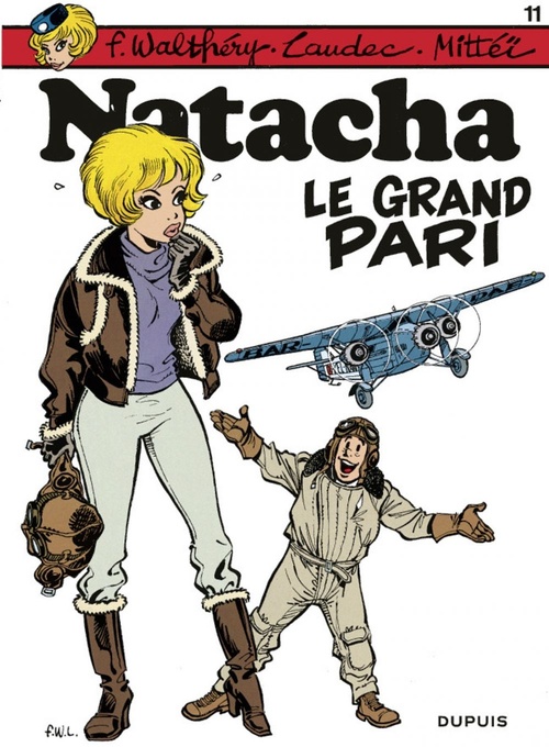 Couverture ebook de Natacha - Tome 11 - Le Grand pari, de Laudec, Mittéï, François Walthéry