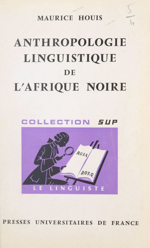 Couverture ebook de Anthropologie linguistique de l'Afrique noire, de Maurice Houis