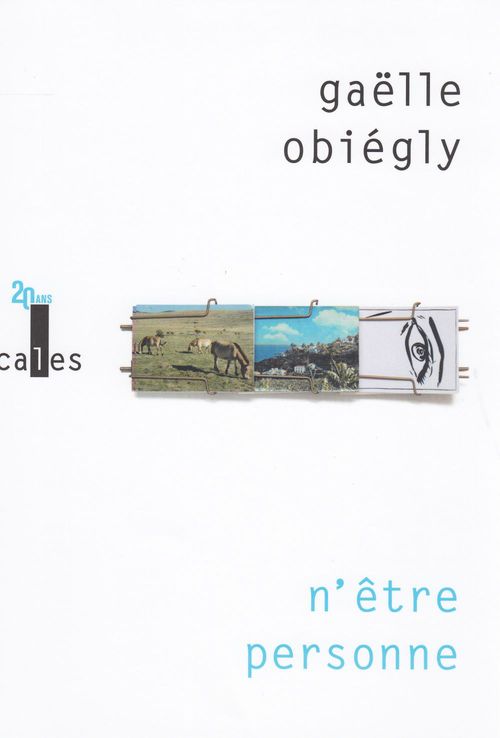 ebook cover of N´être personne, by Gaëlle Obiégly