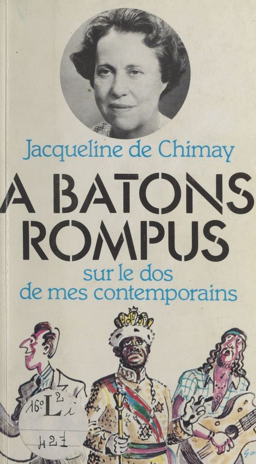ebook cover of À bâtons rompus, by Jacqueline De Chimay