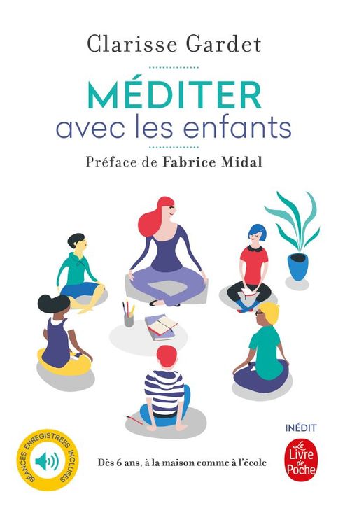 Couverture ebook de Méditer avec les enfants, de Clarisse Gardet