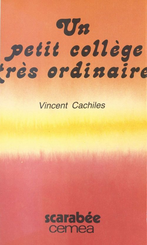 Couverture ebook de Un collège très ordinaire, de Vincent Ambite
