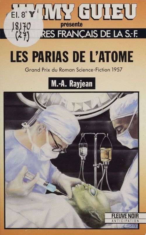 Couverture ebook de Les Parias de l'atome, de Max-Andre Rayjean
