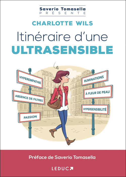 Couverture ebook de Itinéraire d'une ultrasensible, de Charlotte Wils
