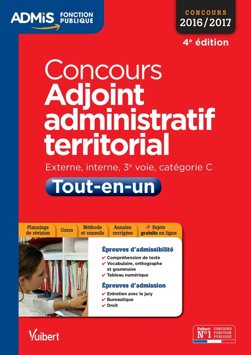 ebook cover of Concours Adjoint administratif territorial - Catégorie C - Tout-en-un, by Olivier Bellégo