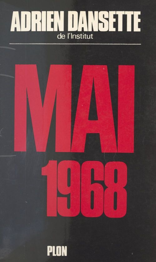 Couverture ebook de Mai 1968, de Adrien Dansette