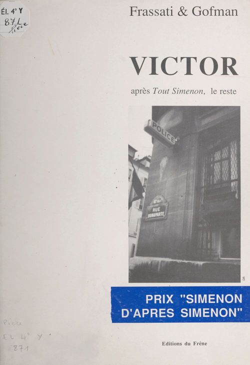ebook cover of Victor : après «Tout Simenon», le reste, by Charles Frassati, Patrick Gofman