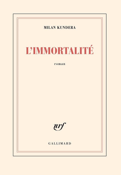 Couverture ebook de L'Immortalité, de Milan Kundera