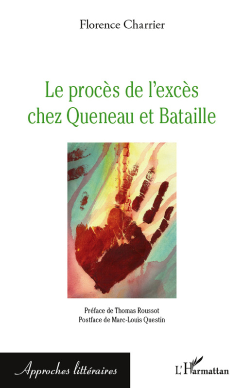 ebook cover of Le procès de l'excès chez Queneau et Bataille, by Florence Charrier