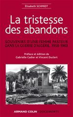 Couverture ebook de La tristesse des abandons - Élisabeth Schmidt, de Gabrielle Cadier, Vincent Duclert
