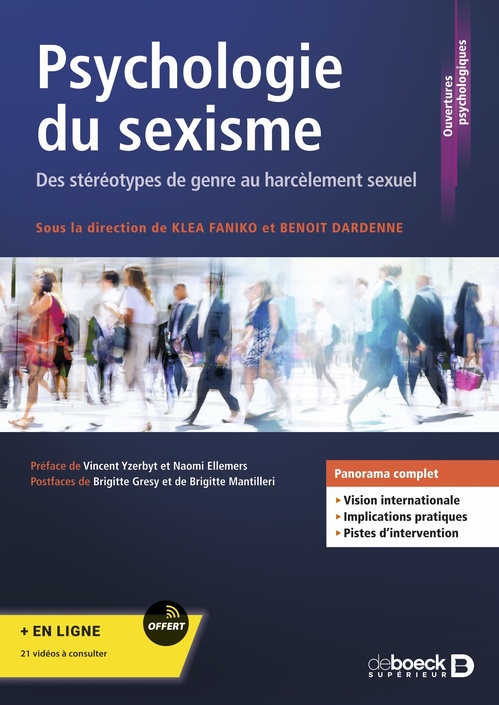ebook cover of Psychologie du sexisme - Des stéréotypes du genre au harcèlement sexuel : Série LMD, by Klea Faniko, Benoît Dardenne