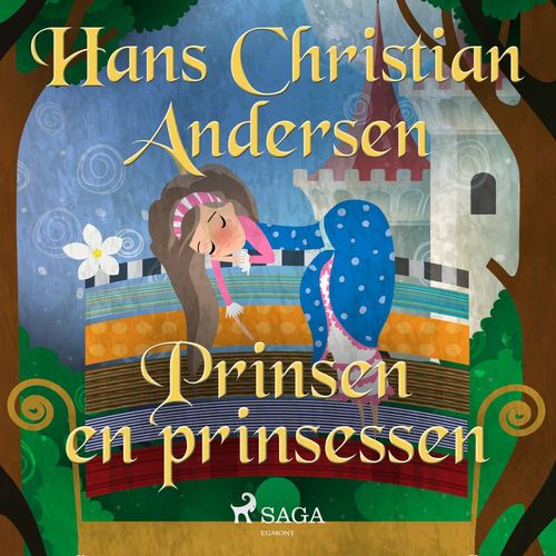 audiobook cover of Prinsen en prinsessen, by Hans Christian Andersen