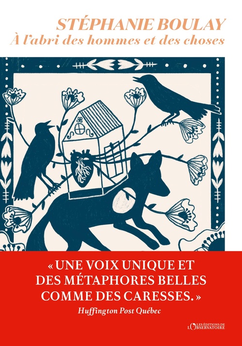 Couverture ebook de À l'abri des hommes et des choses, de Stéphanie Boulay