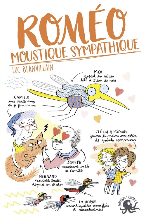 Couverture ebook de Roméo, moustique sympathique, de Luc Blanvillain, Marie Novion
