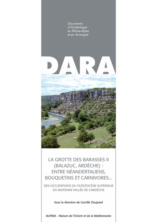 ebook cover of La grotte des Barasses II (Balazuc, Ardèche) : Entre néandertaliens, bouquetins et carnivores..., by Collectif