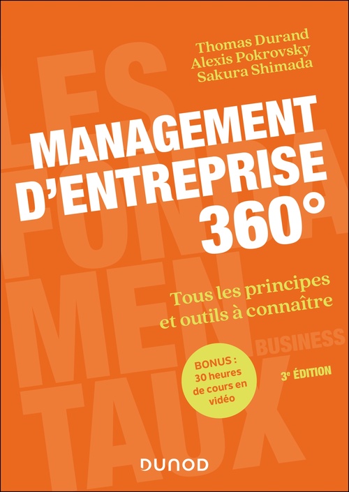 ebook cover of Management d'entreprise 360° - 3e éd., by Thomas Durand, Alexis Pokrovsky, Sakura Shimada