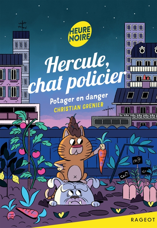 Couverture ebook de Hercule, chat policier - Potager en danger, de Christian Grenier