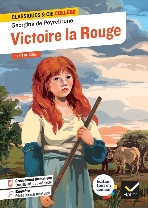 ebook cover of Victoire la Rouge, by Georges (Georgina) de Peyrebrune, Céline Macquet