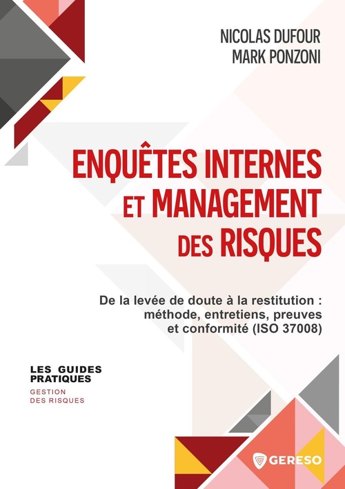 ebook cover of Enquêtes internes et management des risques, by Nicolas Dufour, Mark Ponzoni