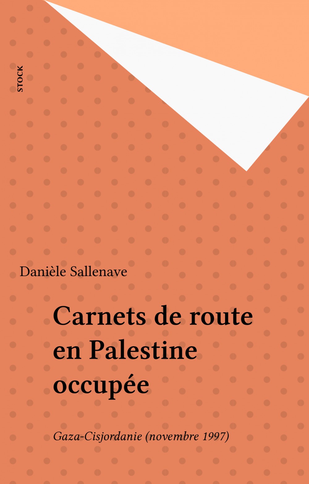 Couverture ebook de Carnets de route en Palestine occupée, de Danièle Sallenave