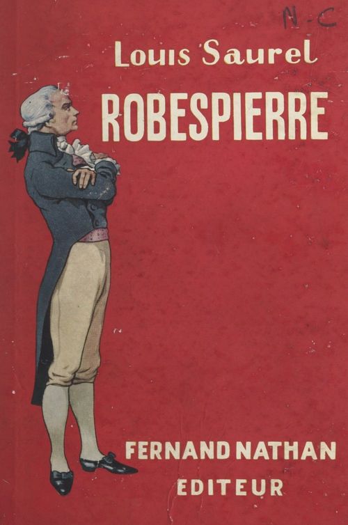 ebook cover of Robespierre, by Louis Saurel