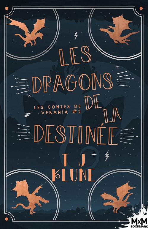 ebook cover of Les dragons de la destinée, by T. J. Klune