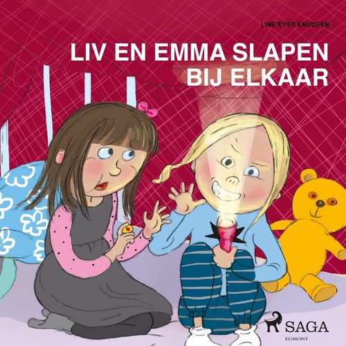 Couverture audiobook de Liv en Emma slapen bij elkaar, de Line Kyed Knudsen