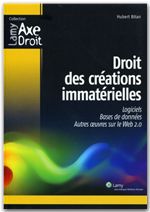 Couverture ebook de Droits des créations immatérielles, de Hubert Bitan