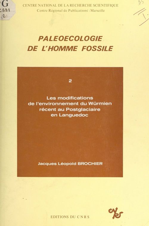 Couverture ebook de Paléoécologie de l'homme fossile (2), de Jacques Léopold Brochier
