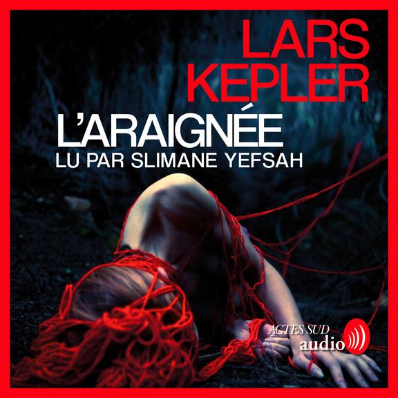 audiobook cover of L'Araignée, by Lars Kepler