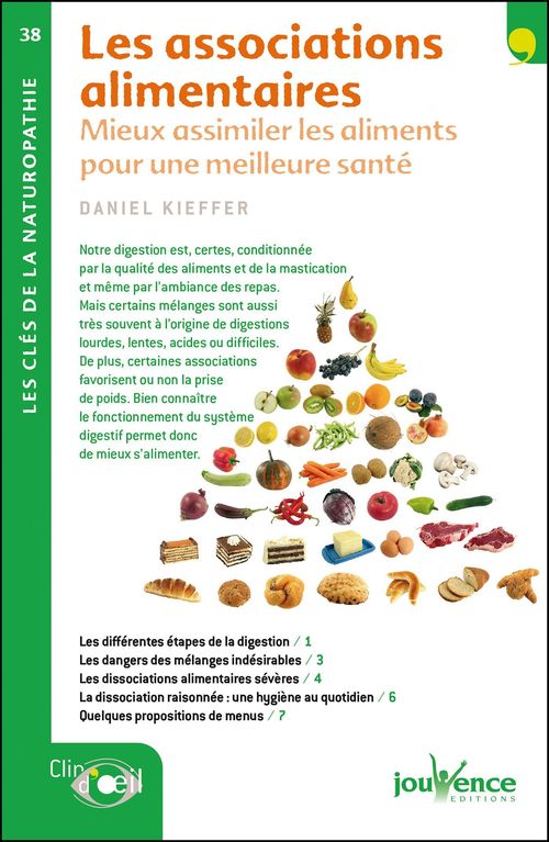 Couverture ebook de Les associations alimentaires, de Daniel Kieffer