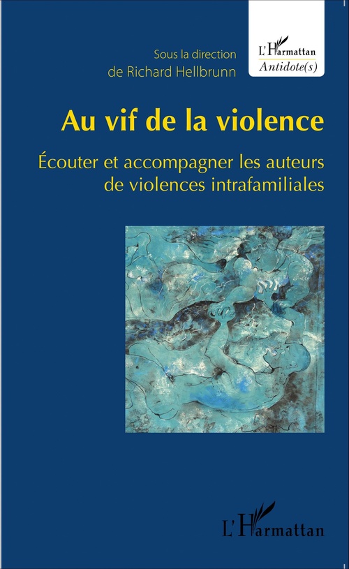 ebook cover of Au vif de la violence, by Richard Hellbrunn