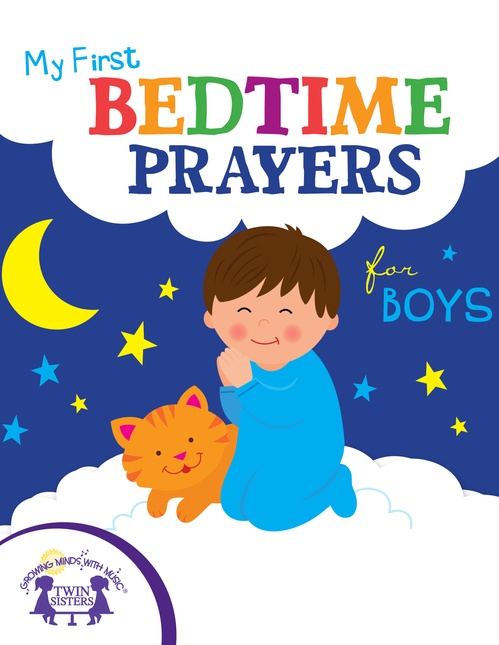 ebook cover of My First Bedtime Prayers for Boys, by Kim Mitzo Thompson, Karen Mitzo Hilderbrand