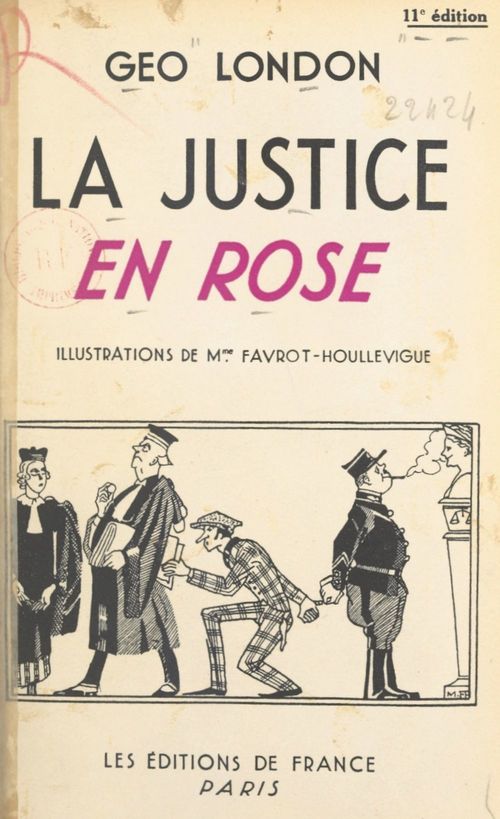 Couverture ebook de La justice en rose, de Geo London