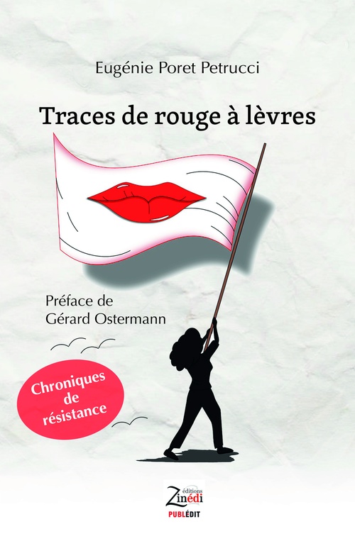 Couverture ebook de Traces de rouge à lèvres, de Eugénie Poret Petrucci
