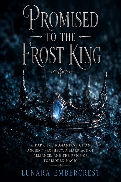 Couverture ebook de Promised to the Frost King, de Lunara Embercrest