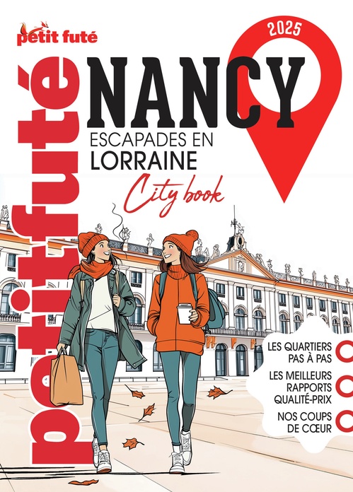 Couverture ebook de Guide Nancy 2025 Petit Futé, de Collectif petit futé