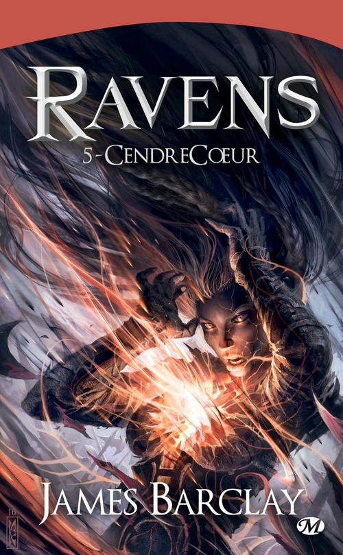 ebook cover of Les Chroniques des Ravens, T5 : CendreCoeur, by James Barclay