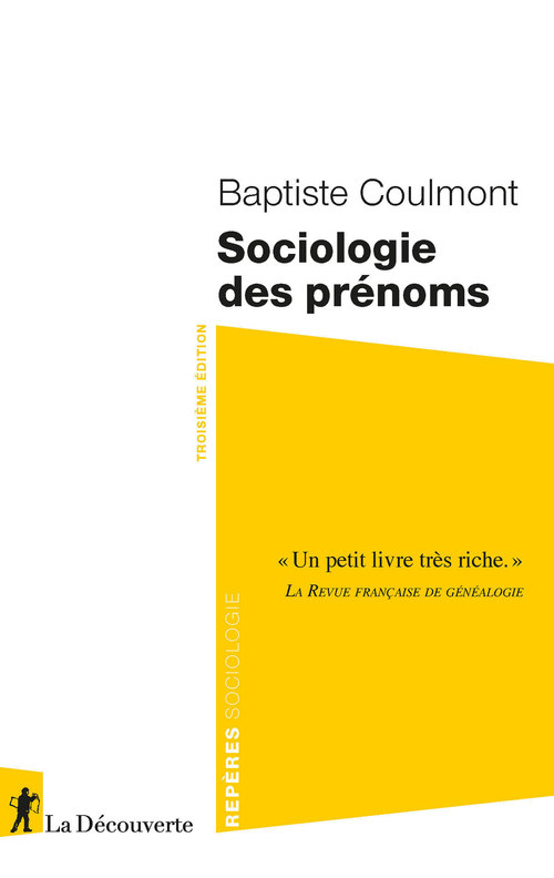 Couverture ebook de Sociologie des prénoms, de Baptiste Coulmont
