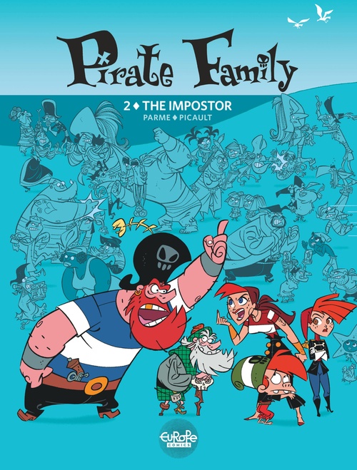 Couverture ebook de Pirate Family - Volume 2 - The Impostor, de Aude Picault